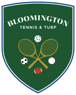 Bloomington Tennis and Turf Apparel banner logo